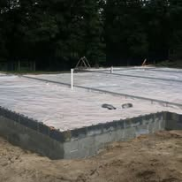 Block Foundation & Slab